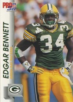 1992 Pro Set #501 Edgar Bennett Front