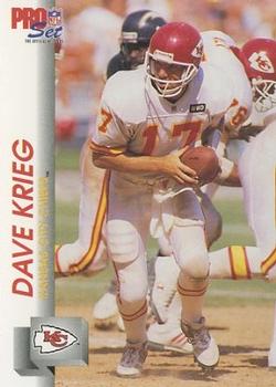 1992 Pro Set #531 Dave Krieg Front