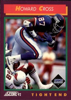 1992 Score #214 Howard Cross Front