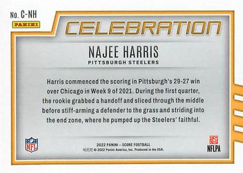 2022 Score - Celebration Red #C-NH Najee Harris Back