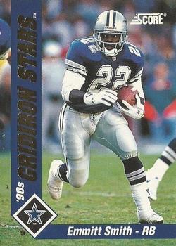 1992 Score - Gridiron Stars #7 Emmitt Smith Front