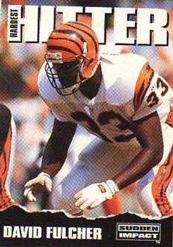 1992 SkyBox Impact #316 David Fulcher Front