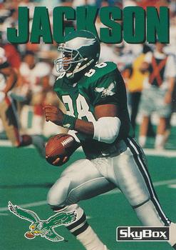 1992 SkyBox Impact #168 Keith Jackson Front