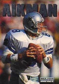 1992 SkyBox Impact - Major Impact #M11 Troy Aikman Front