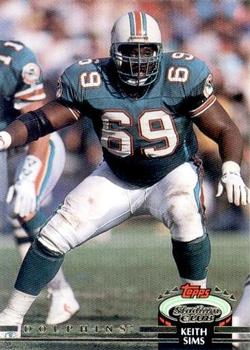 1992 Stadium Club #586 Keith Sims Front