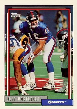 1992 Topps #96 Jeff Hostetler Front