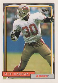 1992 Topps #382 Keith Henderson Front