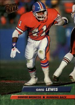 1992 Ultra #103 Greg Lewis Front