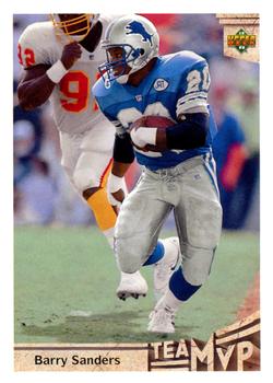 1992 Upper Deck #368 Barry Sanders Front