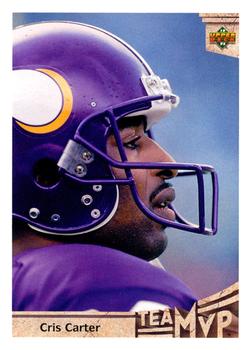 1992 Upper Deck #378 Cris Carter Front