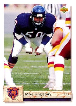 1992 Upper Deck #568 Mike Singletary Front