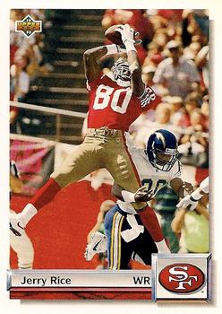 1992 Upper Deck - Gold #G46 Jerry Rice Front