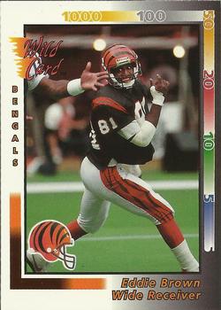 1992 Wild Card #190 Eddie Brown Front