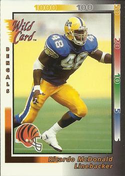 1992 Wild Card #230 Ricardo McDonald Front