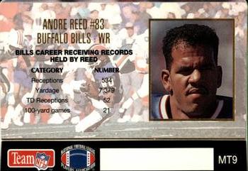 1993 Action Packed - Moving Targets #MT9 Andre Reed Back