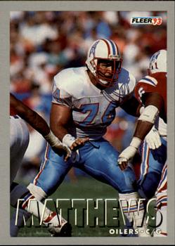 1993 Fleer #161 Bruce Matthews Front