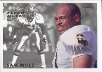 1993 Fleer - Fleer All-Pro #13 Sam Mills Front