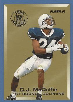 1993 Fleer - 1993 Prospects #15 O.J. McDuffie Front