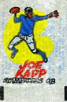 1961 Topps CFL - Magic Rub-Offs #NNO Joe Kapp Front