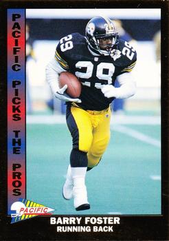 1993 Pacific - Pacific Picks the Pros #10 Barry Foster Front