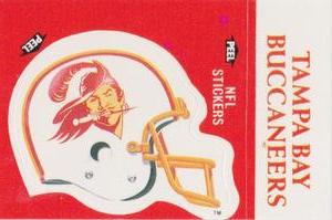 1988 Fleer Team Action - Stickers #NNO Tampa Bay Buccaneers Helmet Front