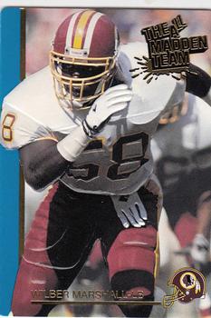 1991 Action Packed All-Madden #35 Wilber Marshall Front