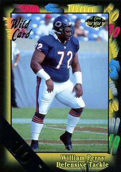 1991 Wild Card - 10 Stripe #103 William Perry Front