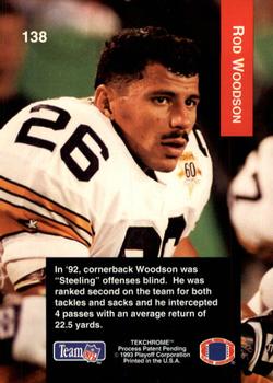 1993 Playoff #138 Rod Woodson Back