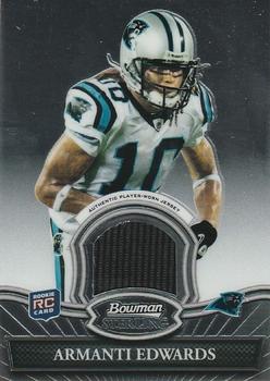 2010 Bowman Sterling #BSR-AE Armanti Edwards  Front