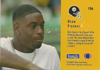 1993 Playoff Contenders #106 Deon Figures Back