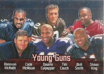 2000 Topps Chrome - Combos #TC6 Donovan McNabb / Cade McNown / Daunte Culpepper / Tim Couch / Akili Smith / Shaun King  Front