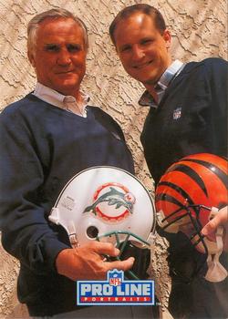 1992 Pro Line Portraits - Collectibles #8 Don Shula / David Shula Front