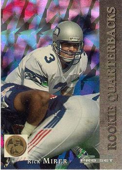 1993 Pro Set - Rookie Quarterbacks #RQ2 Rick Mirer Front