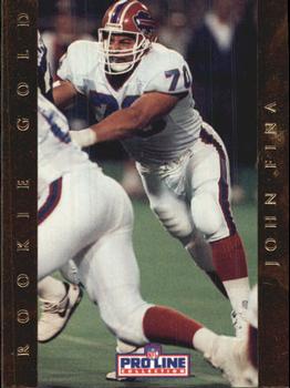 1992 Pro Line Portraits - Rookie Gold #2 John Fina Front