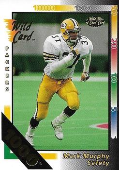 1992 Wild Card - 1000 Stripe #56 Mark Murphy Front