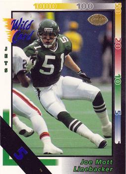 1992 Wild Card - 5 Stripe #290 Joe Mott Front