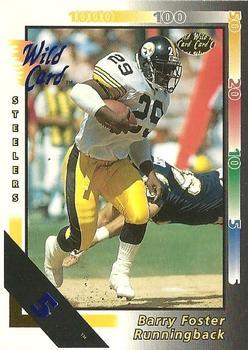 1992 Wild Card - 5 Stripe #391 Barry Foster Front