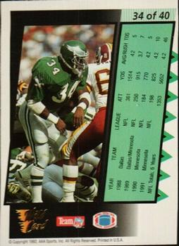 1992 Wild Card - Running Wild #34 Herschel Walker Back