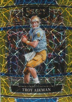 2022 Panini Select Draft Picks - Gold Lazer Prizm #55 Troy Aikman Front