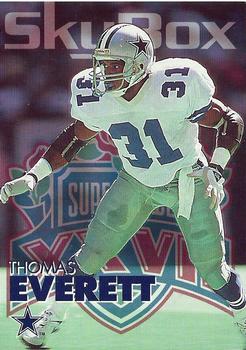 1993 SkyBox Impact #68 Thomas Everett Front