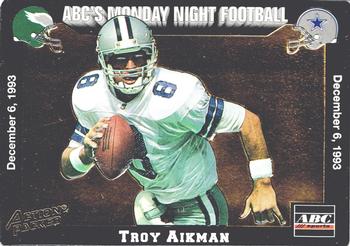 1993 Action Packed Monday Night Football #61 Troy Aikman Front