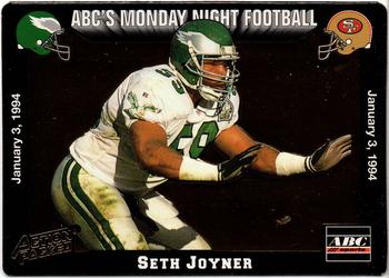 1993 Action Packed Monday Night Football #76 Seth Joyner Front