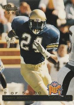 1993 Classic - Gold #81 Barry Minter Front
