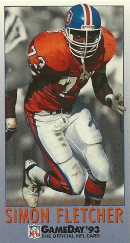 1993 GameDay #357 Simon Fletcher Front