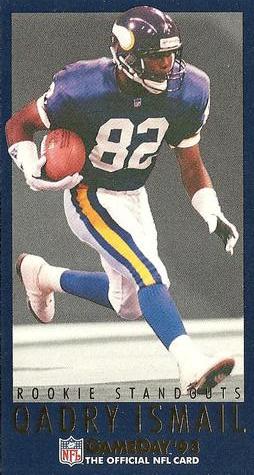1993 GameDay - Rookie Standouts #8 Qadry Ismail Front