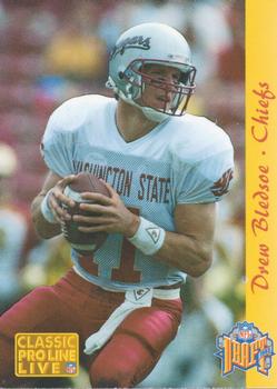 1993 Pro Line Live - Draft Day NYC #1 Drew Bledsoe Front