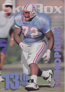 1993 SkyBox Impact - 1993 NFL Draft Picks Exchange #R14 Brad Hopkins Front
