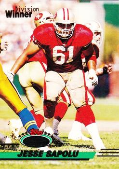 1993 Stadium Club - Super Teams Division Winners #123 Jesse Sapolu Front