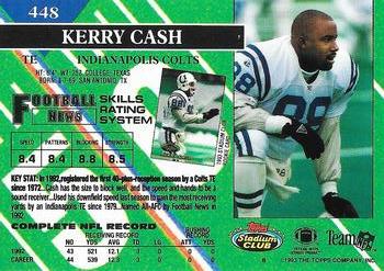 1993 Stadium Club - Super Bowl XXVIII Super Teams Exchange #448 Kerry Cash Back