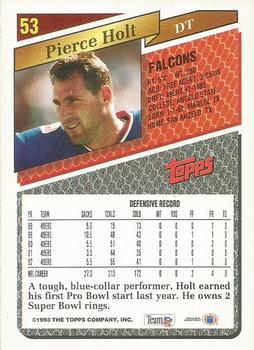 1993 Topps - Gold #53 Pierce Holt Back